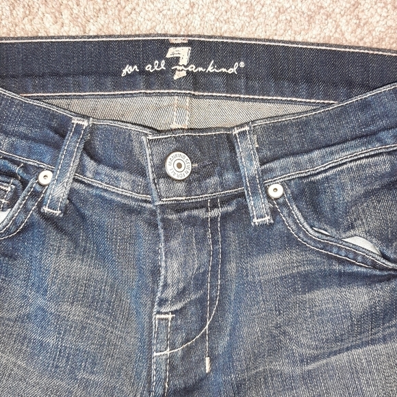 7 For All Mankind Cropped Capri Jeans - Picture 3 of 7